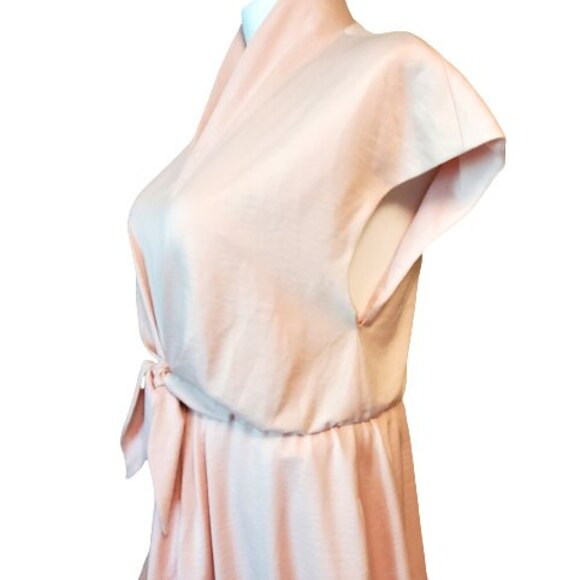 Gal Meets Glam Margie Midi Dress Tie Waist Satin Size 10 NEEDS REPAIR - Picture 5 of 12